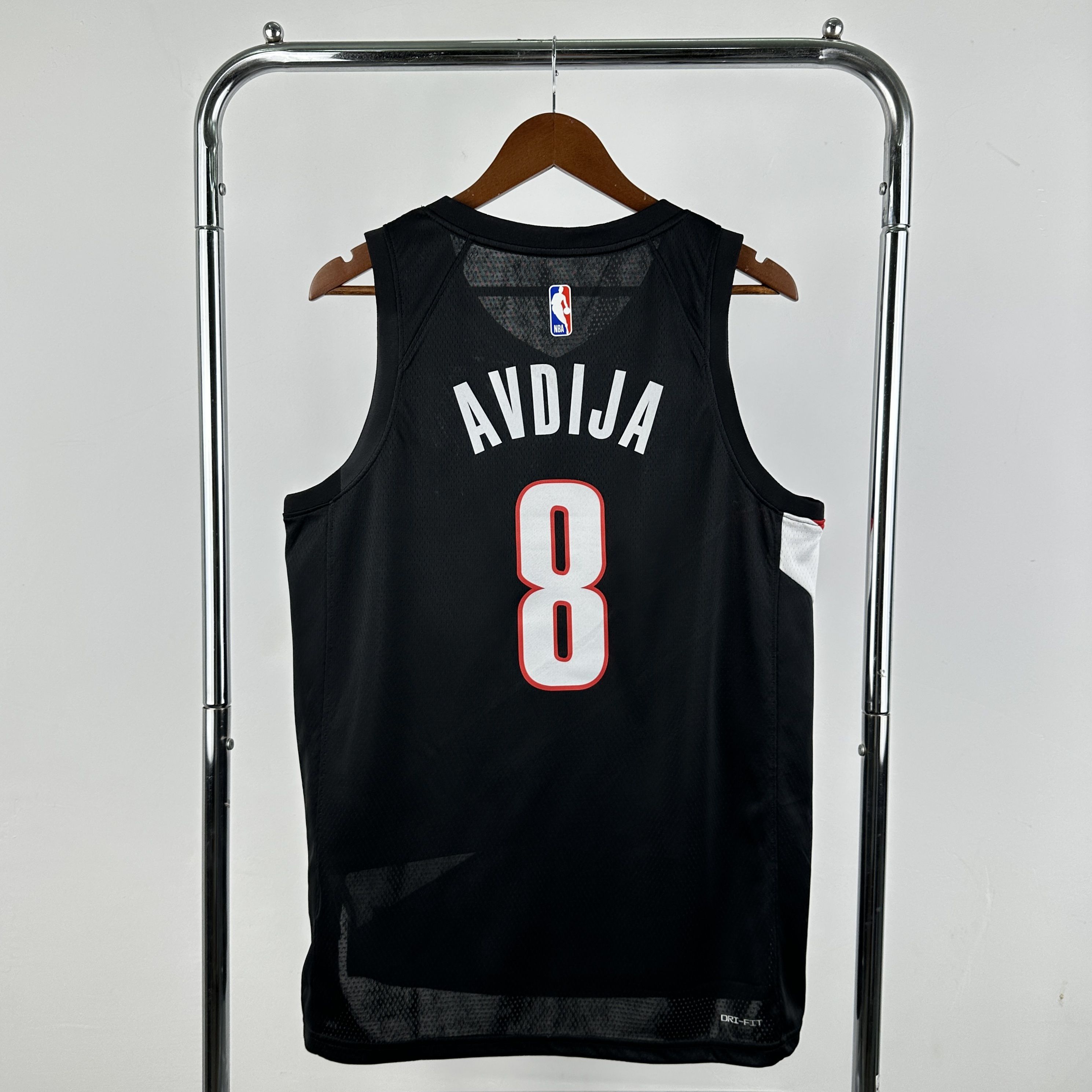 Men Portland Trail Blazers #8 Avdija Black Nike Season 2026 NBA Jersey